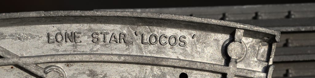 000 Lone Star locos curved track underside