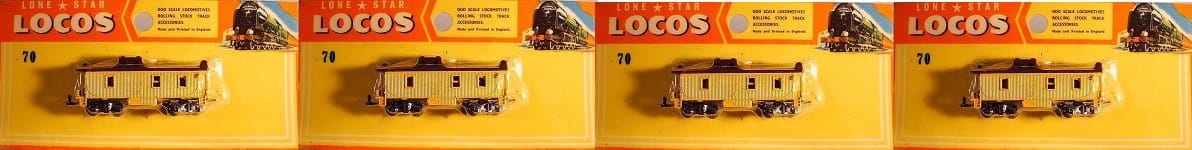 000 Caboose in blister packs