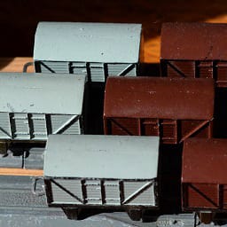 Aerial view of 000 box vans